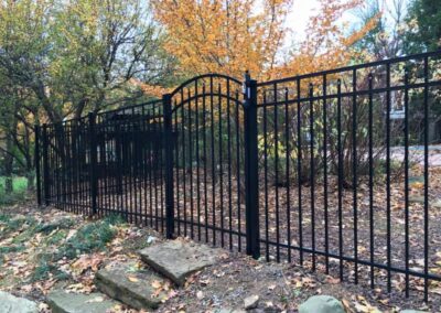 Aluminum fence by Fence Imperial, featuring a sleek and modern design with durable construction for enhanced security and style.