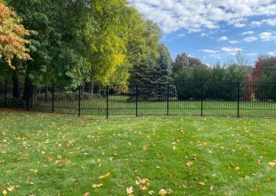 Aluminum fence by Fence Imperial, featuring a sleek and modern design with durable construction for enhanced security and style.