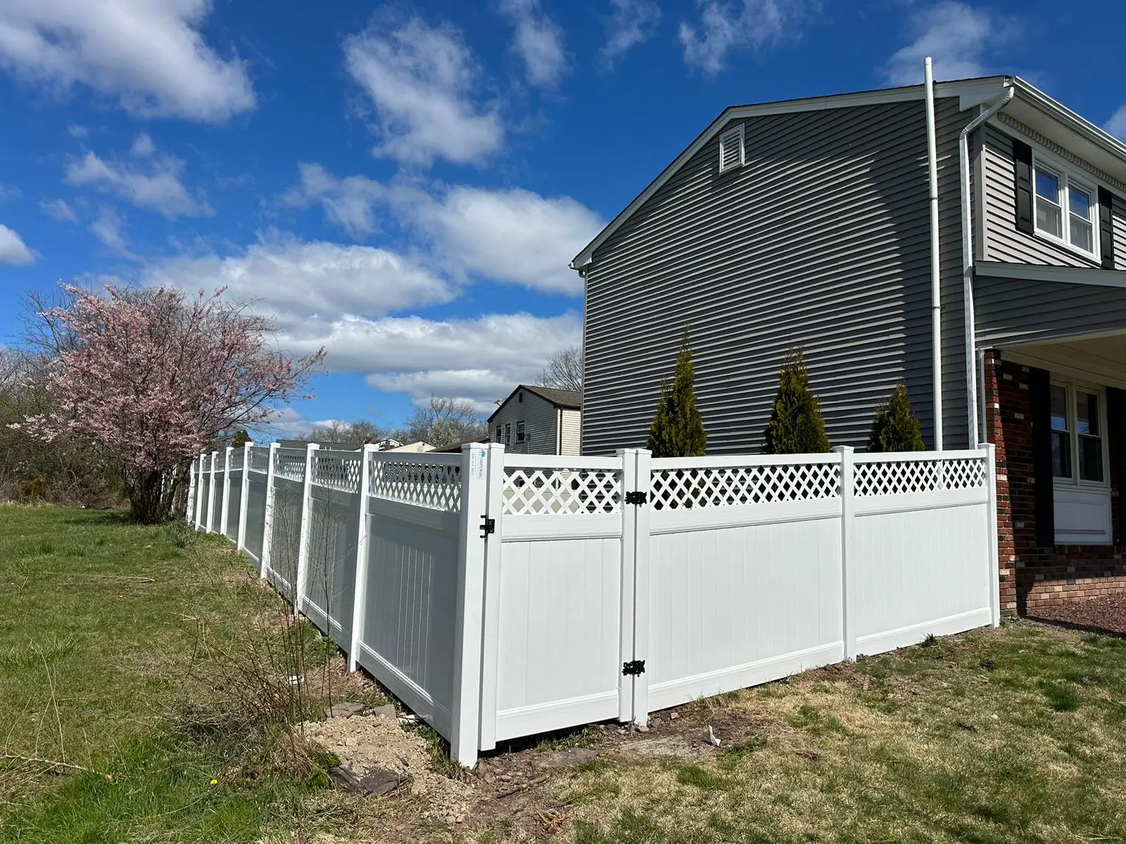 The Fence Imperial team at work, demonstrating professionalism and expertise in fencing installation and customer service in New York.